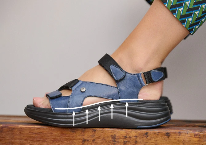 Sandal with arch support