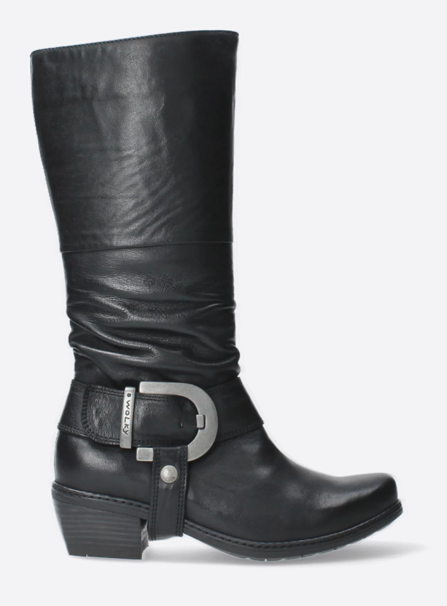 Wolky Boots 00456 La Banda 2000 black leather