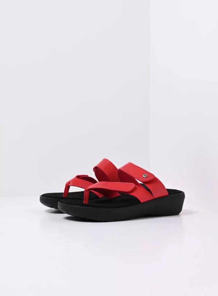 Wolky Sandals 00202 Hobie 02500 red biocare