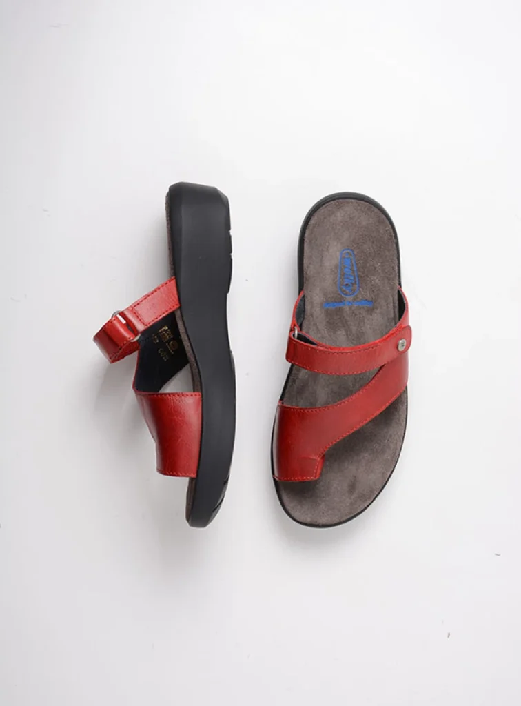 Wolky Sandals 00203 Collins 30500 red leather