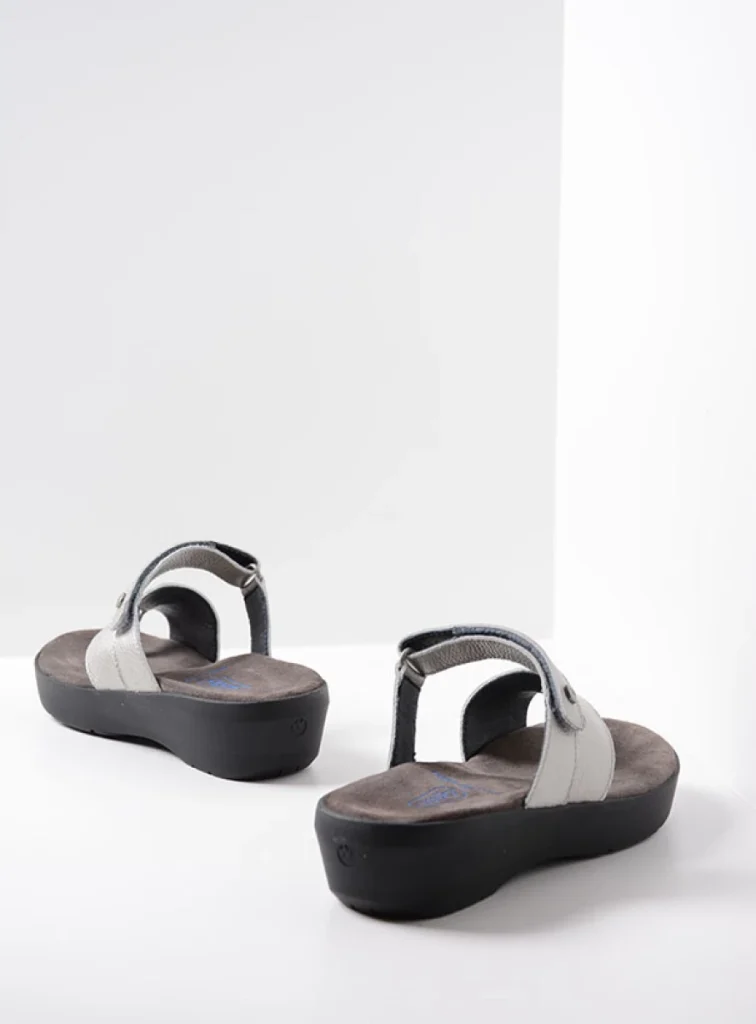 Wolky Sandals 00203 Collins 71130 silver leather