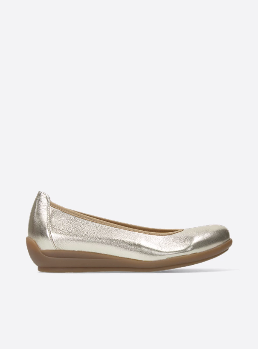 Wolky Ballet pumps 00386 Duncan F2F 80120 champagne biocare