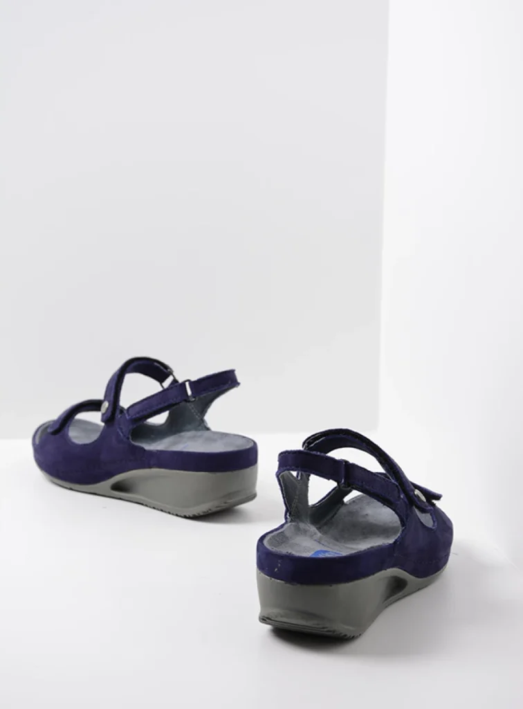 Wolky Sandals 00425 Shallow 10600 purple nubuck