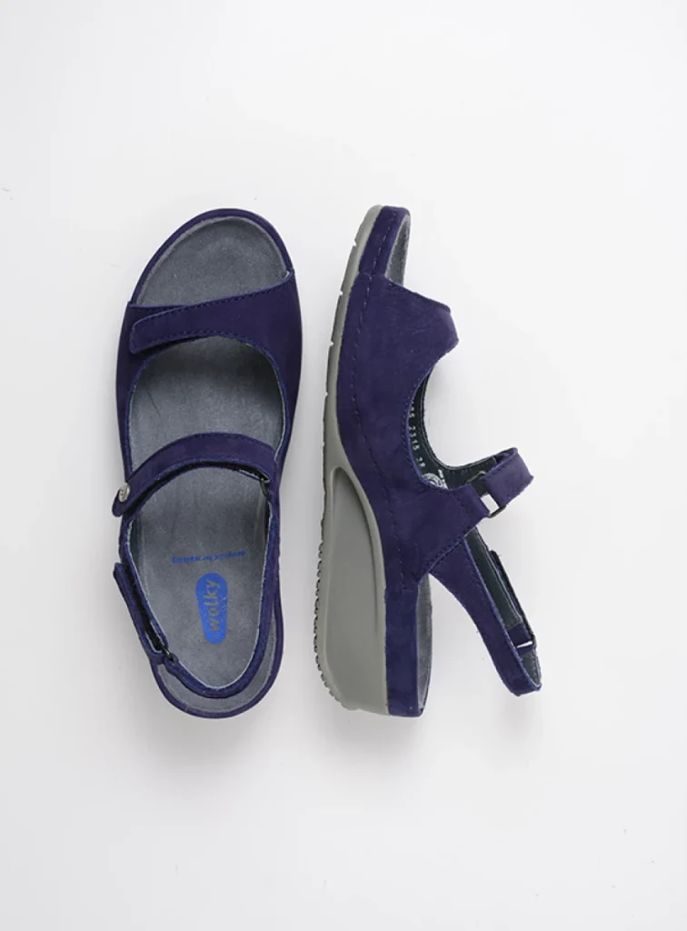 Wolky Sandals 00425 Shallow 10600 purple nubuck