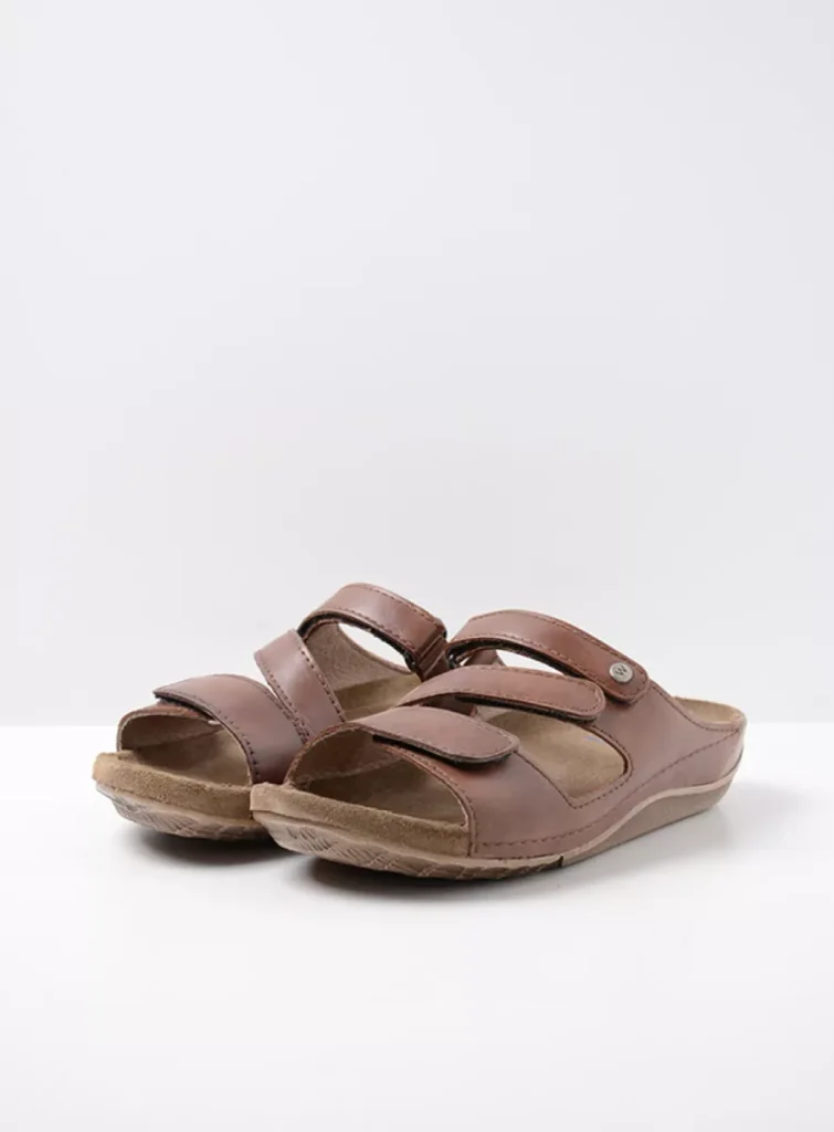 Wolky Sandals 00536 Jasper 50430 cognac leather