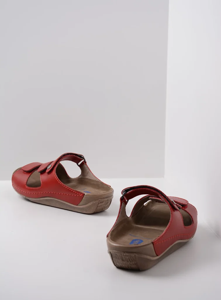 Wolky Sandals 00536 Jasper 50500 red leather