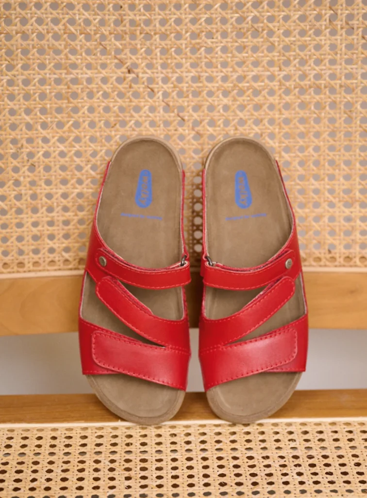 Wolky Sandals 00536 Jasper 50500 red leather