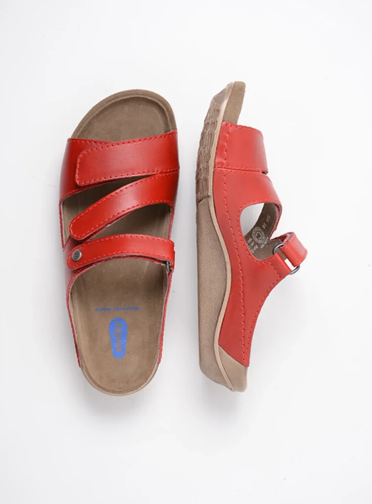 Wolky Sandals 00536 Jasper 50500 red leather