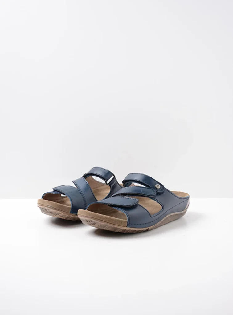 Wolky Sandals 00536 Jasper 50800 blue oiled leather