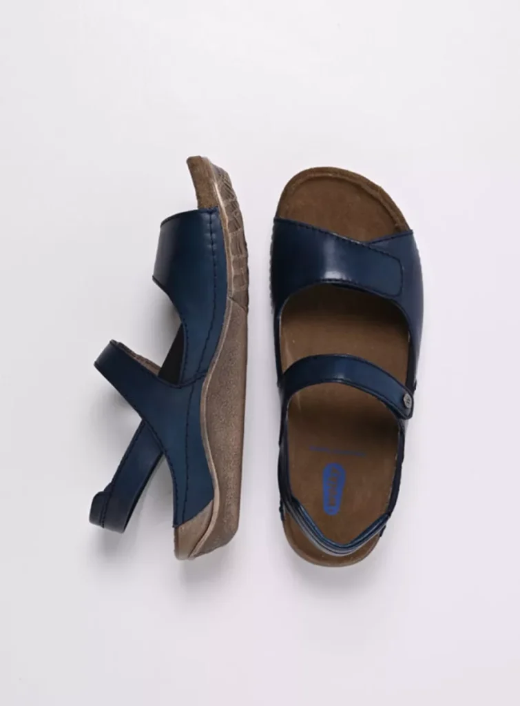 Wolky Sandals 00537 Alberta 50820 denim leather