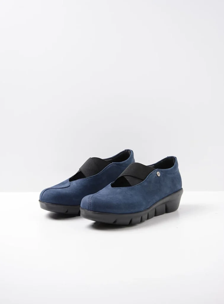 Wolky Ballet pumps 00665 Cursa 11820 blue nubuck