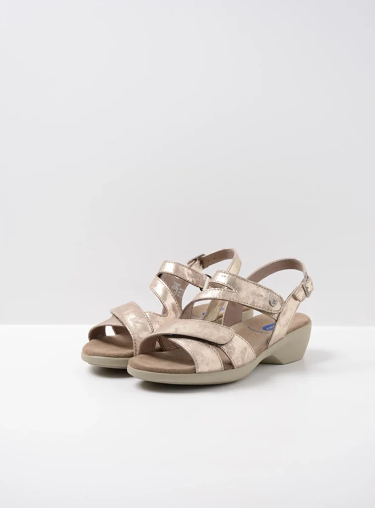 Wolky Sandals 00776 Fria 10190 champagne nubuck