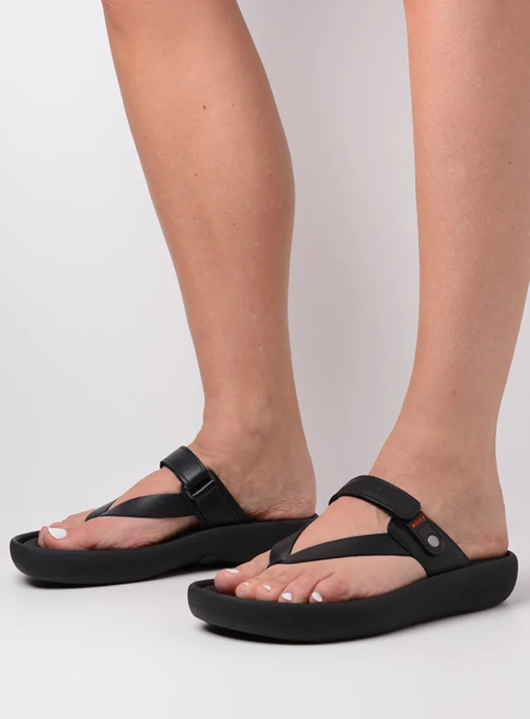 Wolky Sandals 00821 Peace 31002 black leather