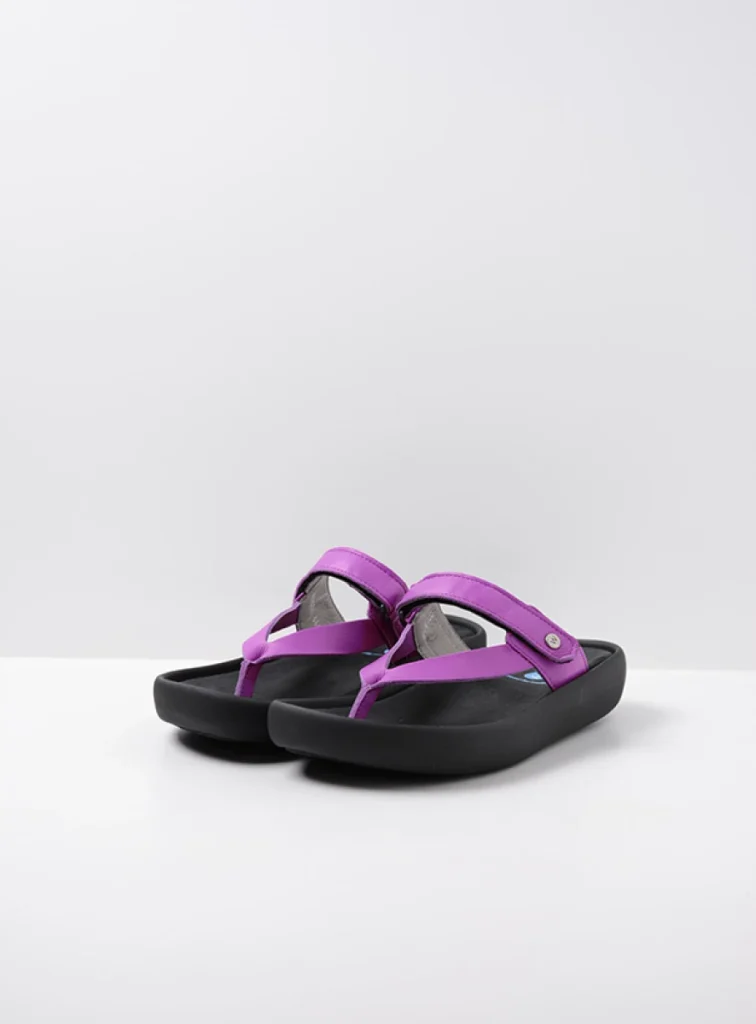 Wolky Sandals 00821 Peace 31660 fuchsia leather