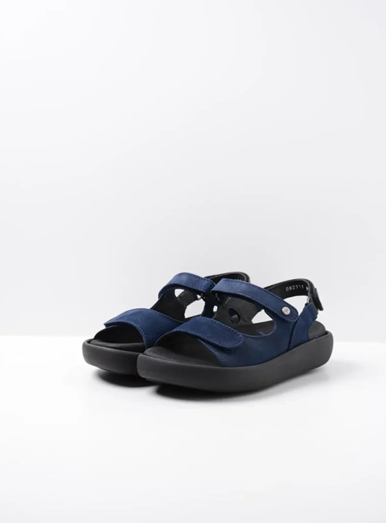 Wolky Sandals 00827 Celine 11820 denim nubuck