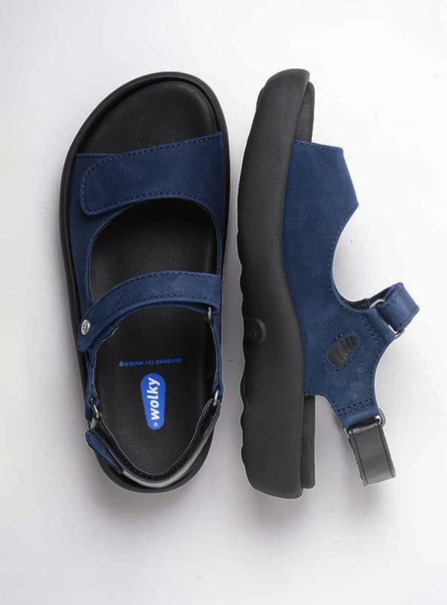 Wolky Sandals 00827 Celine 11820 denim nubuck