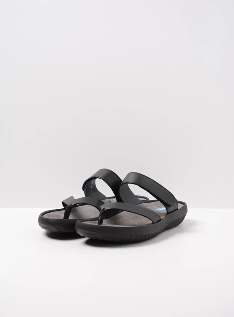 Wolky Flip flops dames 00880 Tahiti 31002 black leather