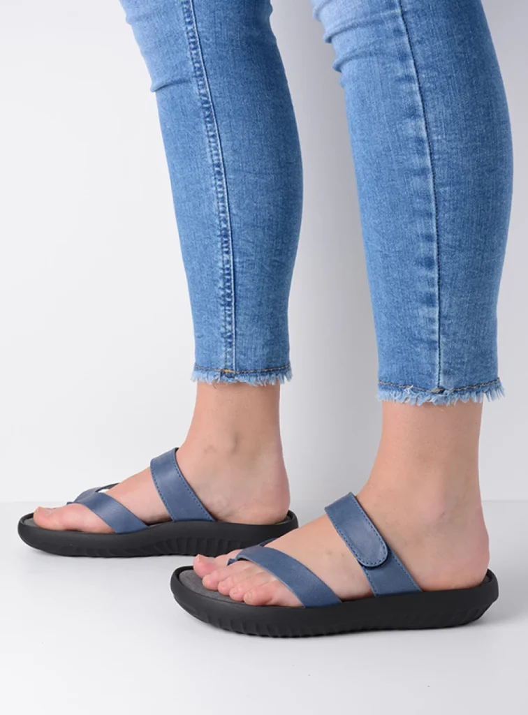 Wolky Flip flops dames 00880 Tahiti 31840 jeans leather