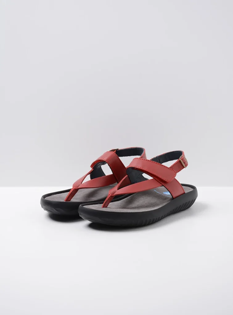 Wolky Sandals 00882 Cebu 31500 red leather