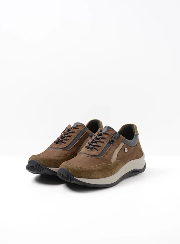 Wolky Trainers 00975 Cupar 90151 taupe combi leather