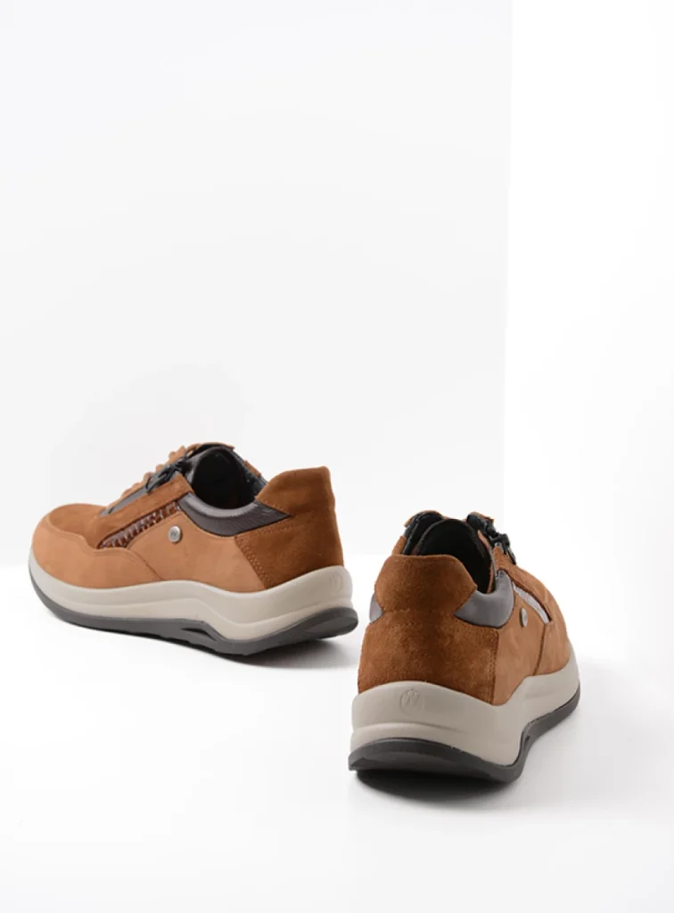 Wolky Trainers 00975 Cupar 90431 cognac combi leather