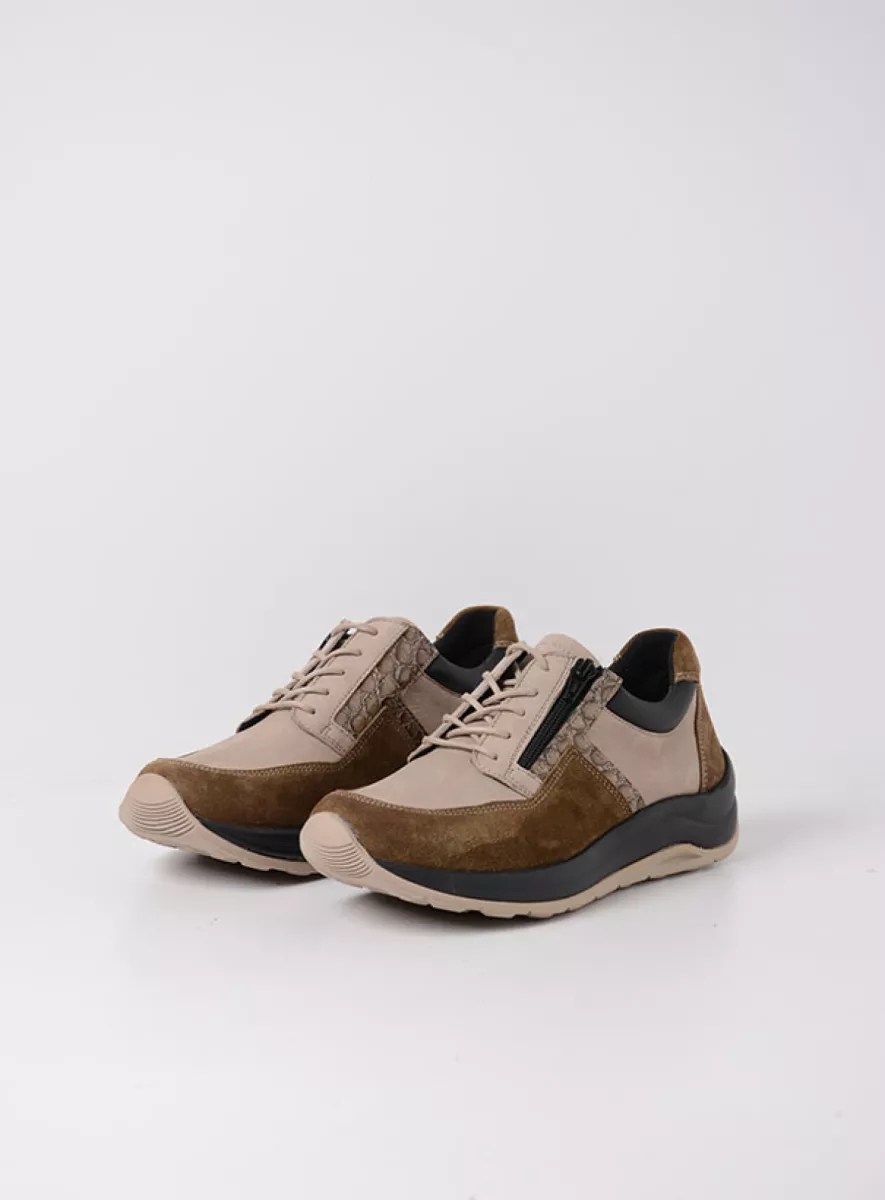 Wolky Lace up shoes 00979 Comrie 91126 safari combi leather