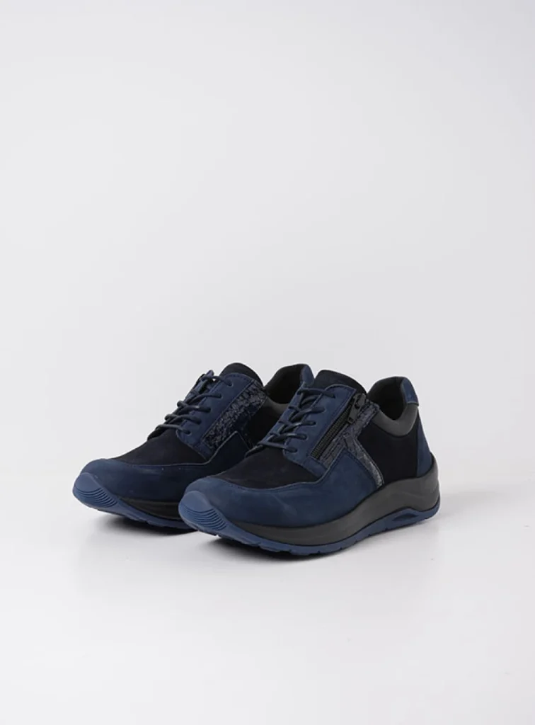 Wolky Trainers 00979 Comrie 91801 blue combi leather