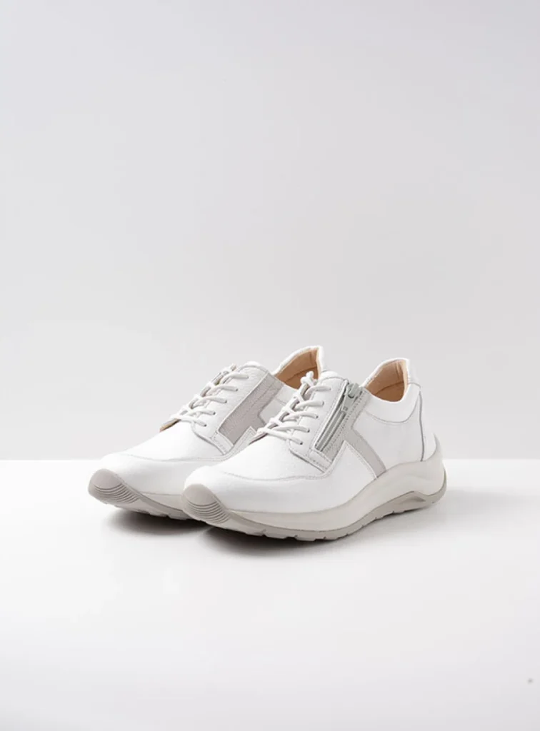 Wolky Lace up shoes 00979 Comrie 92103 white/silver combi leather