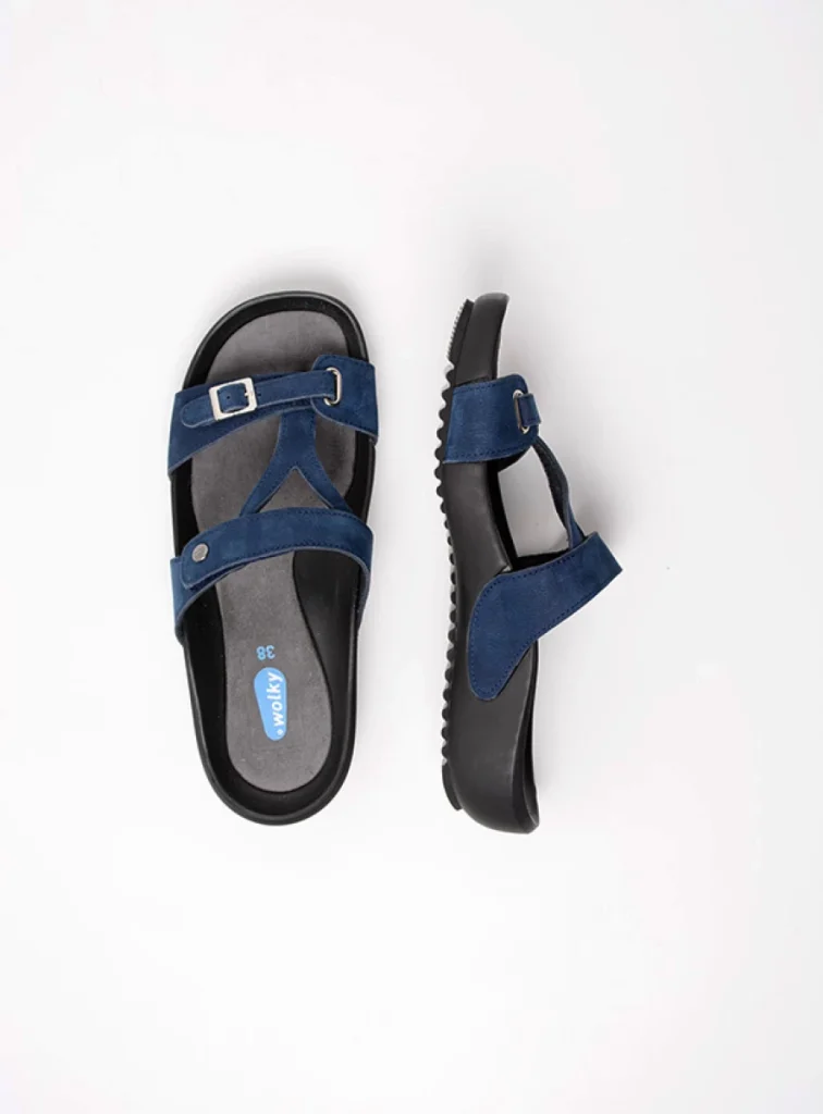 Wolky Sandals 01000 O'Connor 11820 denim nubuck