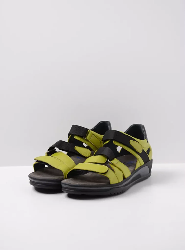 Wolky Sandals 01055 Desh 30710 oliv green leather