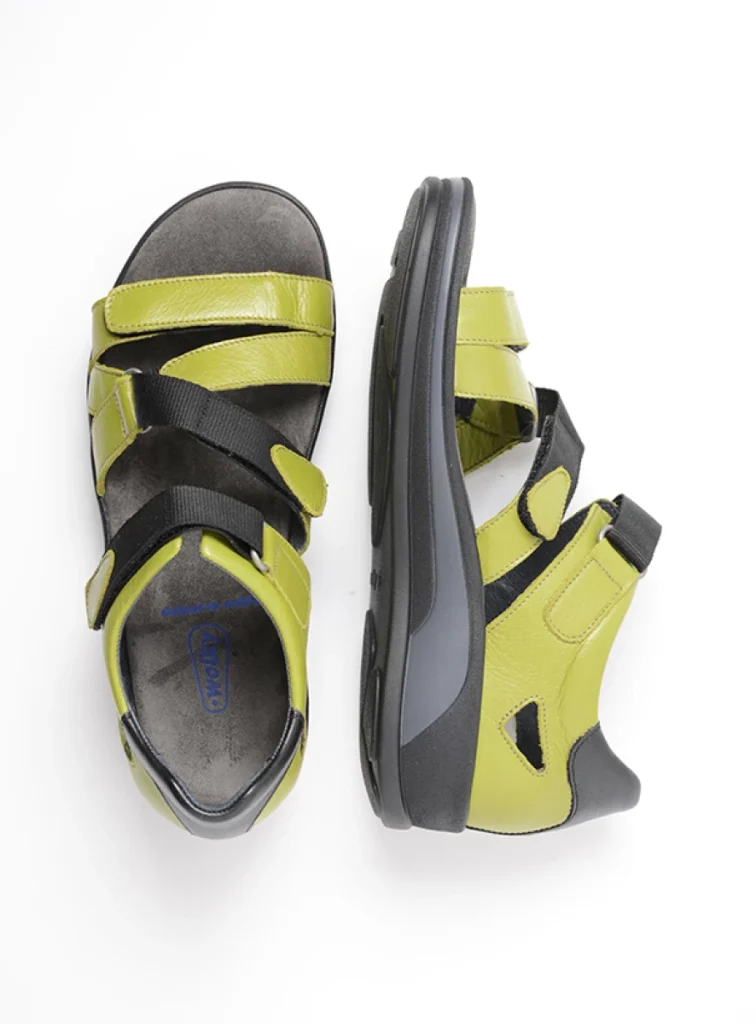 Wolky Sandals 01055 Desh 30710 oliv green leather