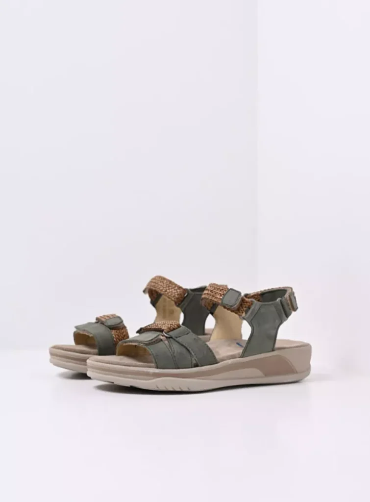 Wolky Sandals 01056 Acula 12701 sage green nubuck