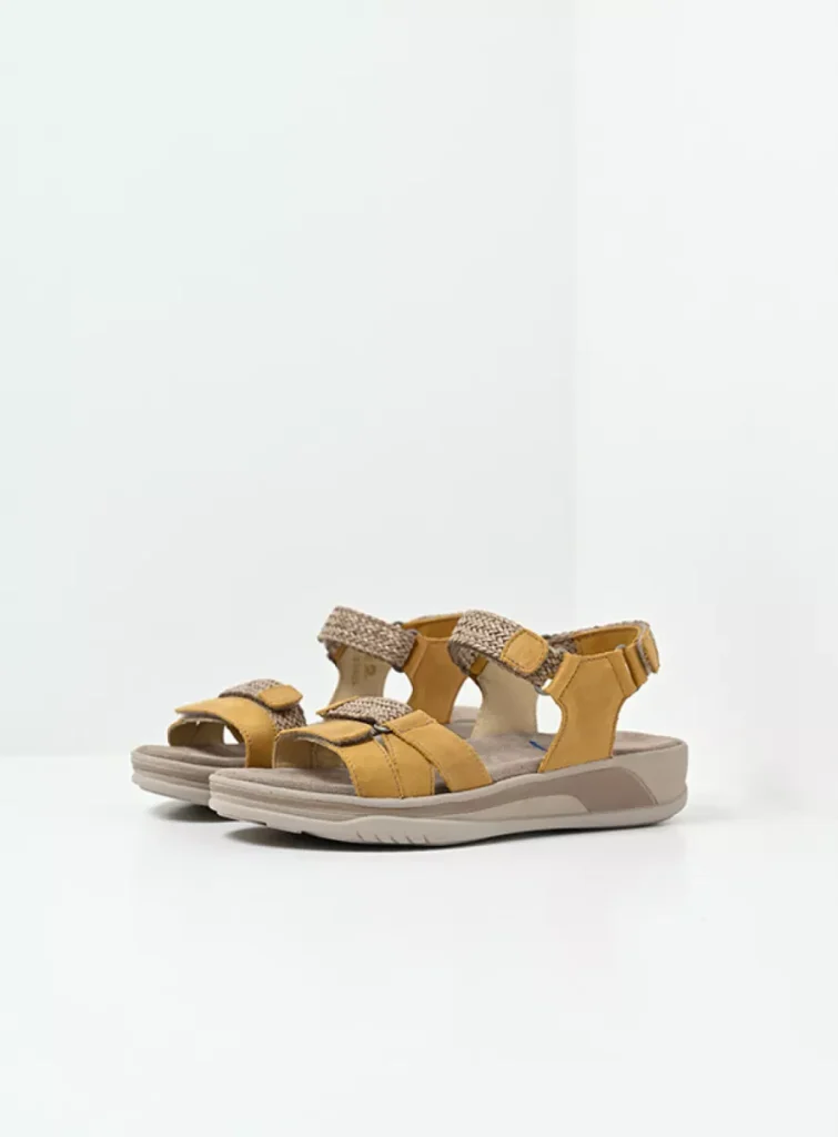 Wolky Sandals 01056 Acula 12930 amber nubuck