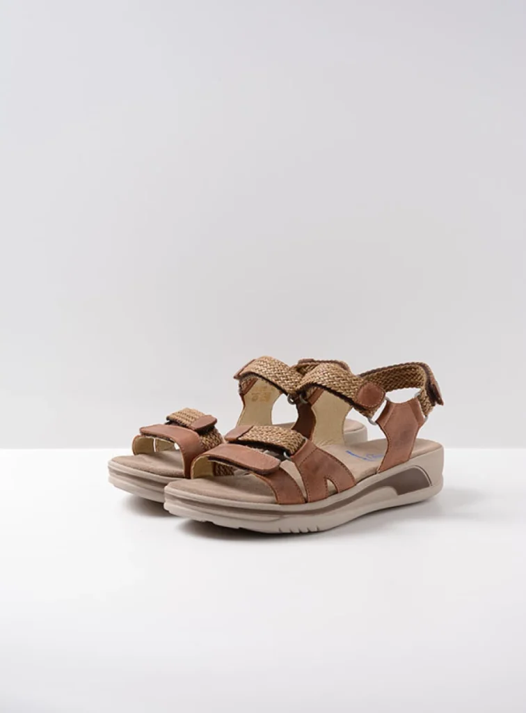 Wolky Sandals 01056 Acula 31430 cognac leather