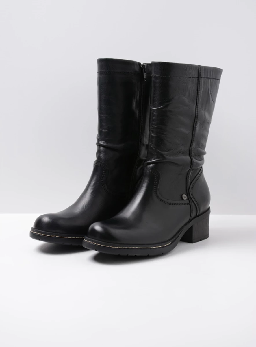 Wolky Boots 01261 Edmonton 30000 black leather