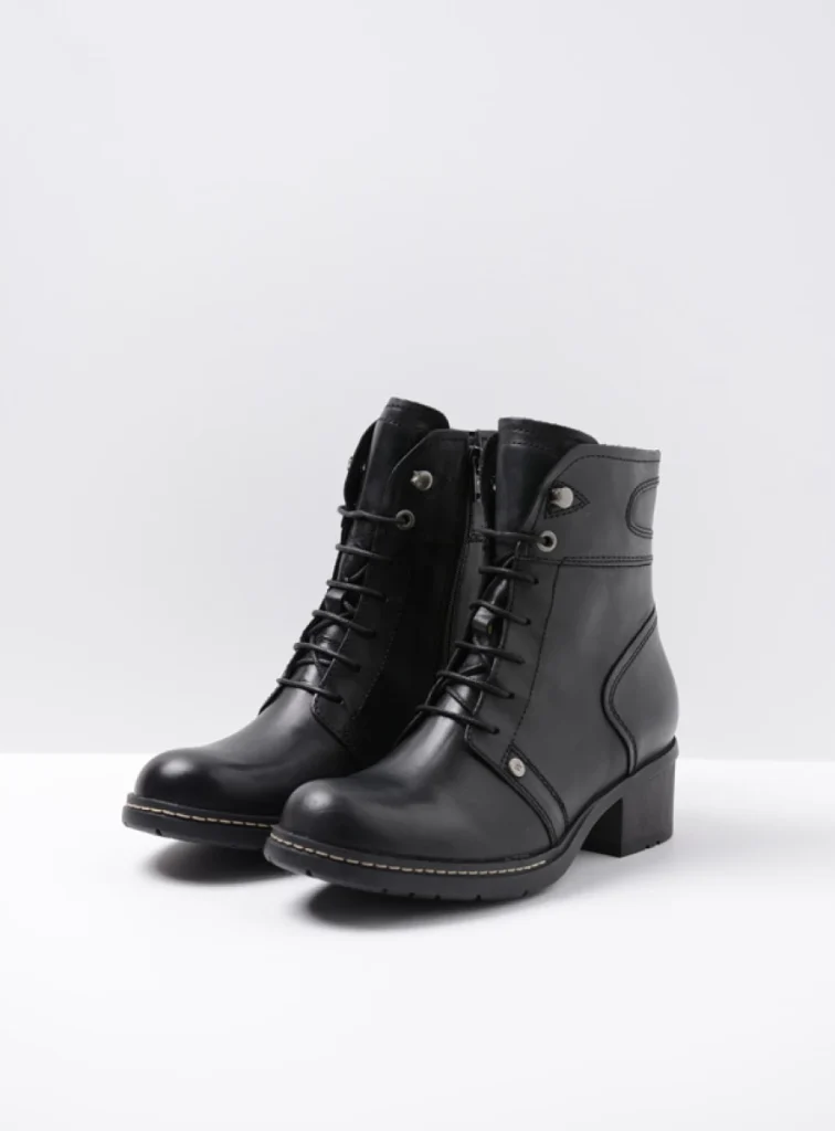 Wolky Boots 01263 Red Deer CW 30000 black leather