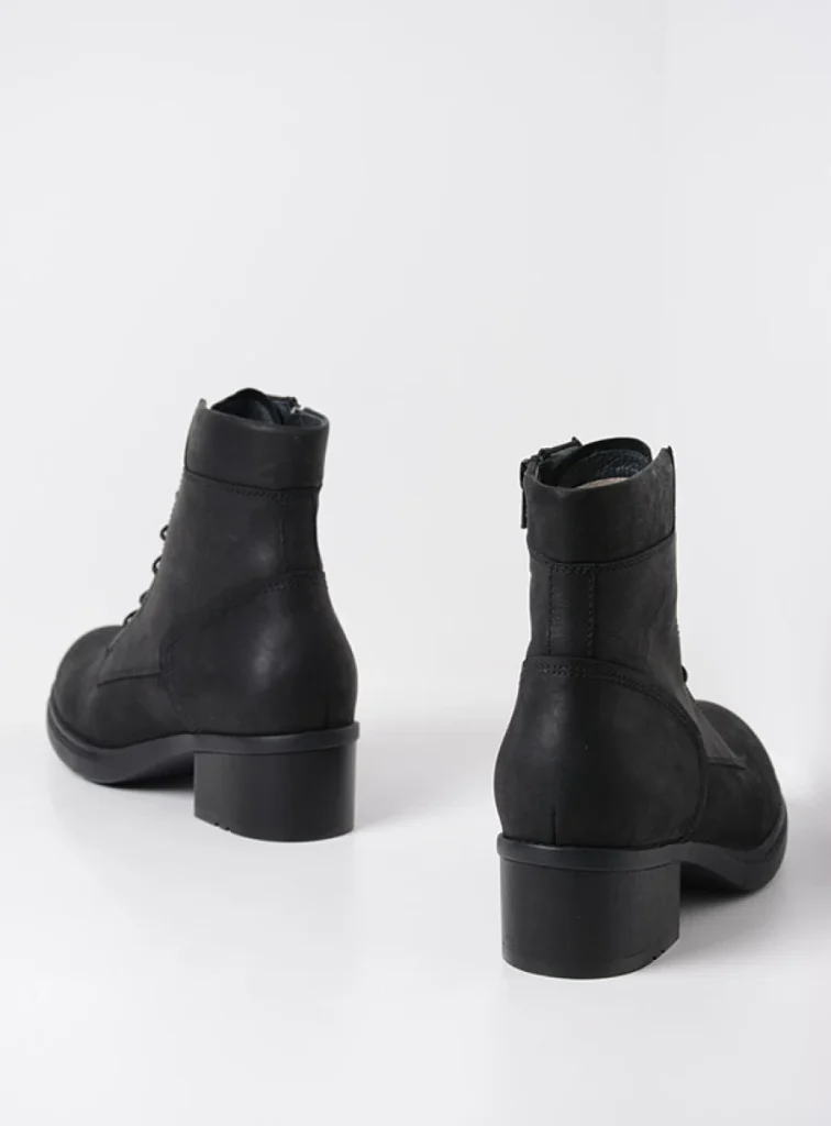 Wolky Lace up boots 01275 Edson XW 12000 black nubuck