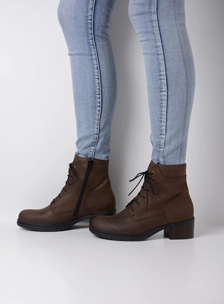 Wolky Lace up boots 01275 Edson XW 12300 brown nubuck