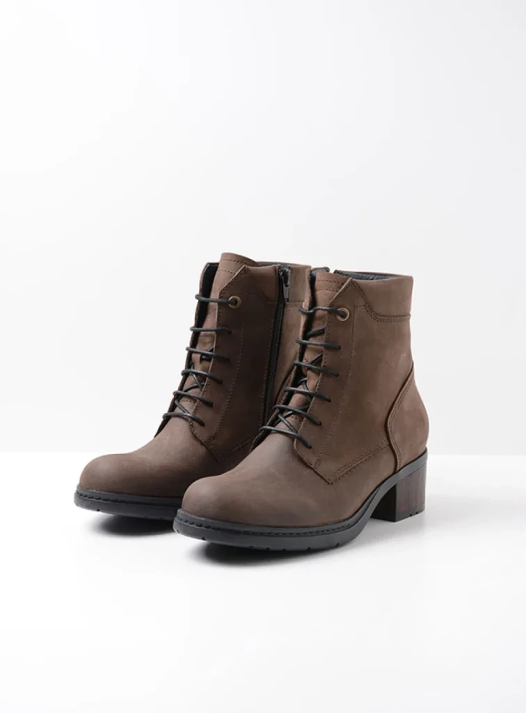 Wolky Lace up boots 01275 Edson XW 12300 brown nubuck