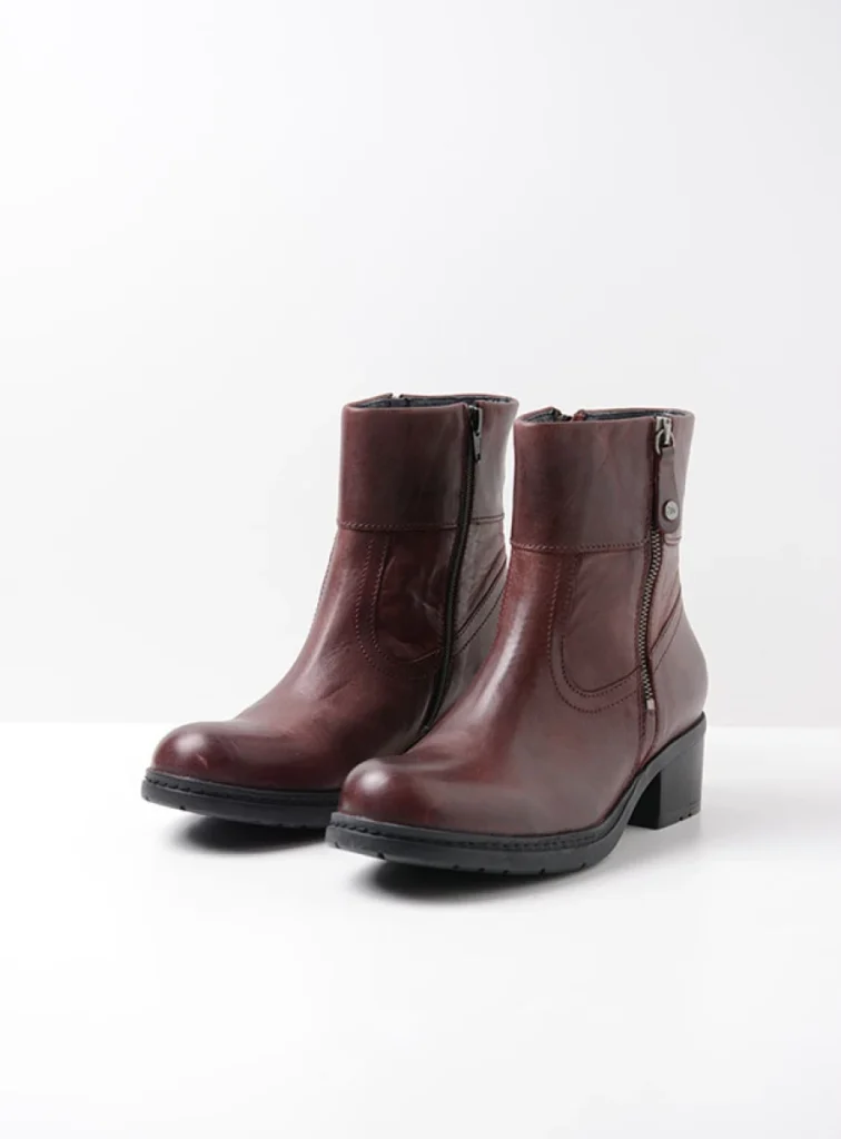 Wolky Boots 01276 Fairview XW 37551 bordo leather