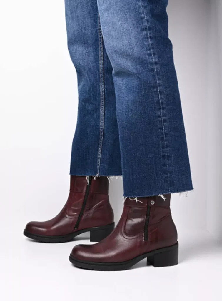 Wolky Boots 01276 Fairview XW 37551 bordo leather