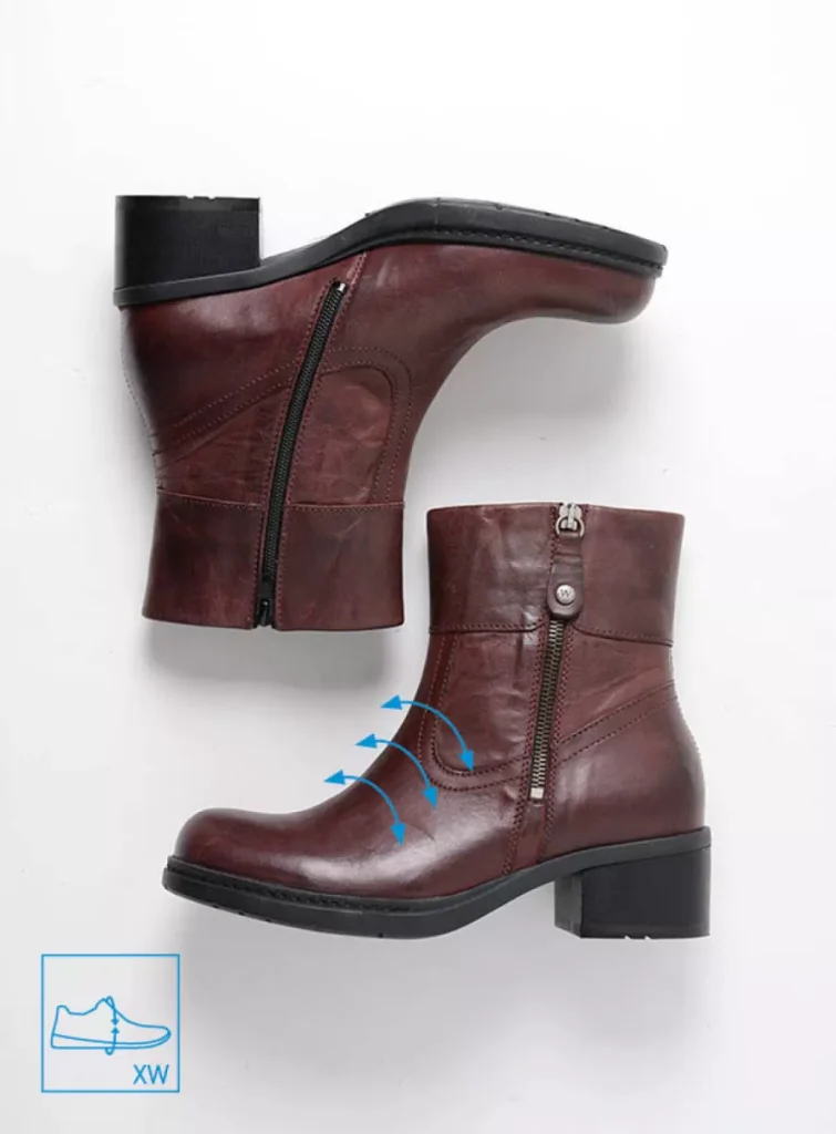 Wolky Boots 01276 Fairview XW 37551 bordo leather