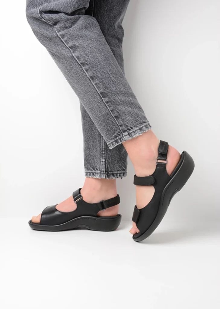 Wolky Sandals 01300 Salvia 30000 black leather
