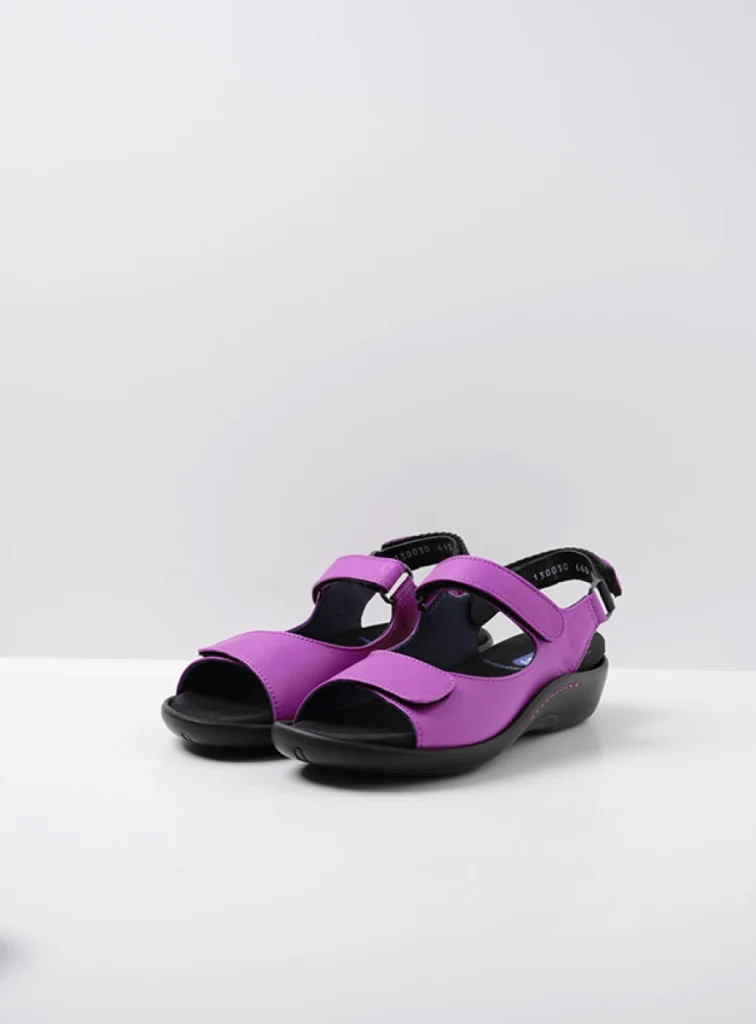 Wolky Sandals 01300 Salvia 30660 fuchsia leather