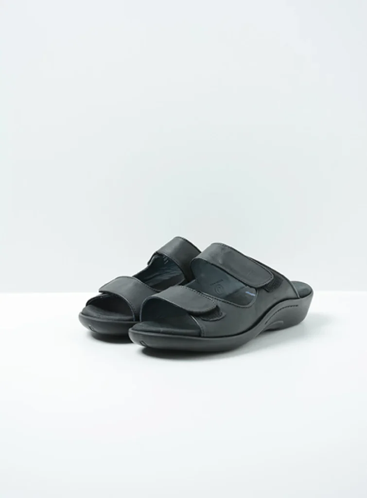 Wolky Sandals 01301 Nepeta 30000 black leather