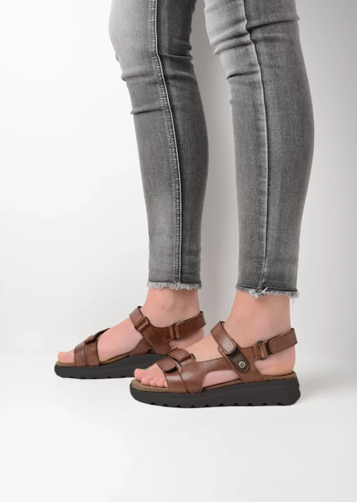 Wolky Sandals 01525 Mile 50430 cognac leather