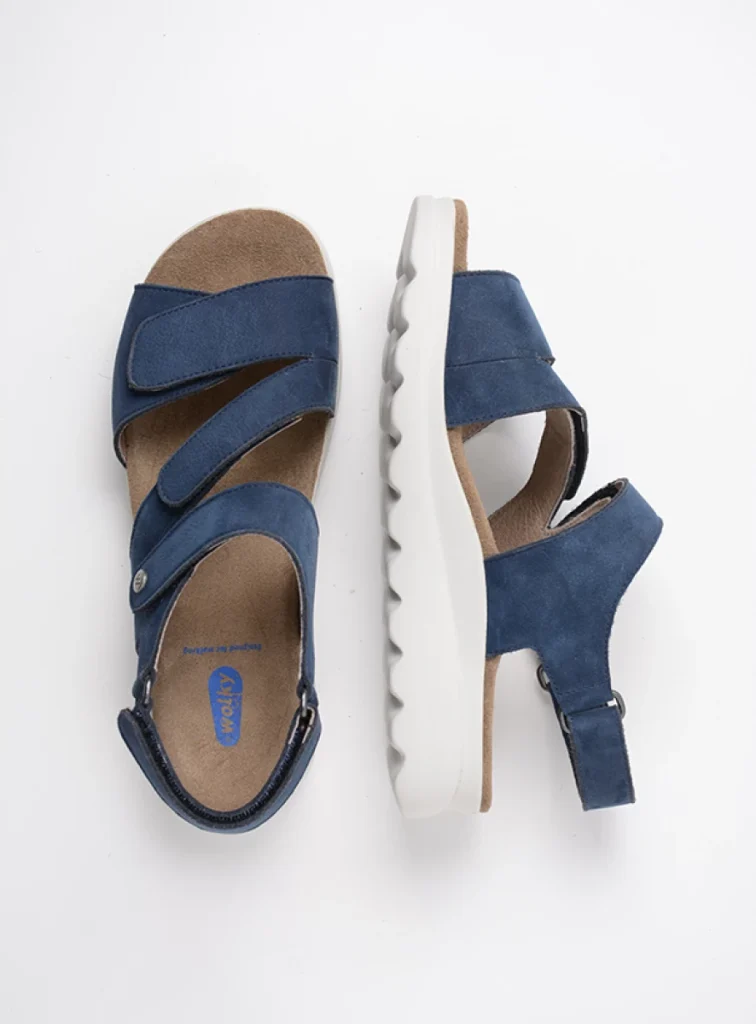 Wolky Sandals 01526 Yard 11820 denim nubuck