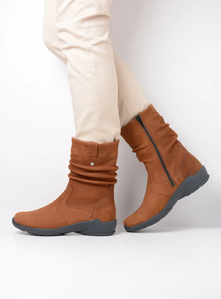 Wolky Boots 01572 Luna 11430 cognac nubuck