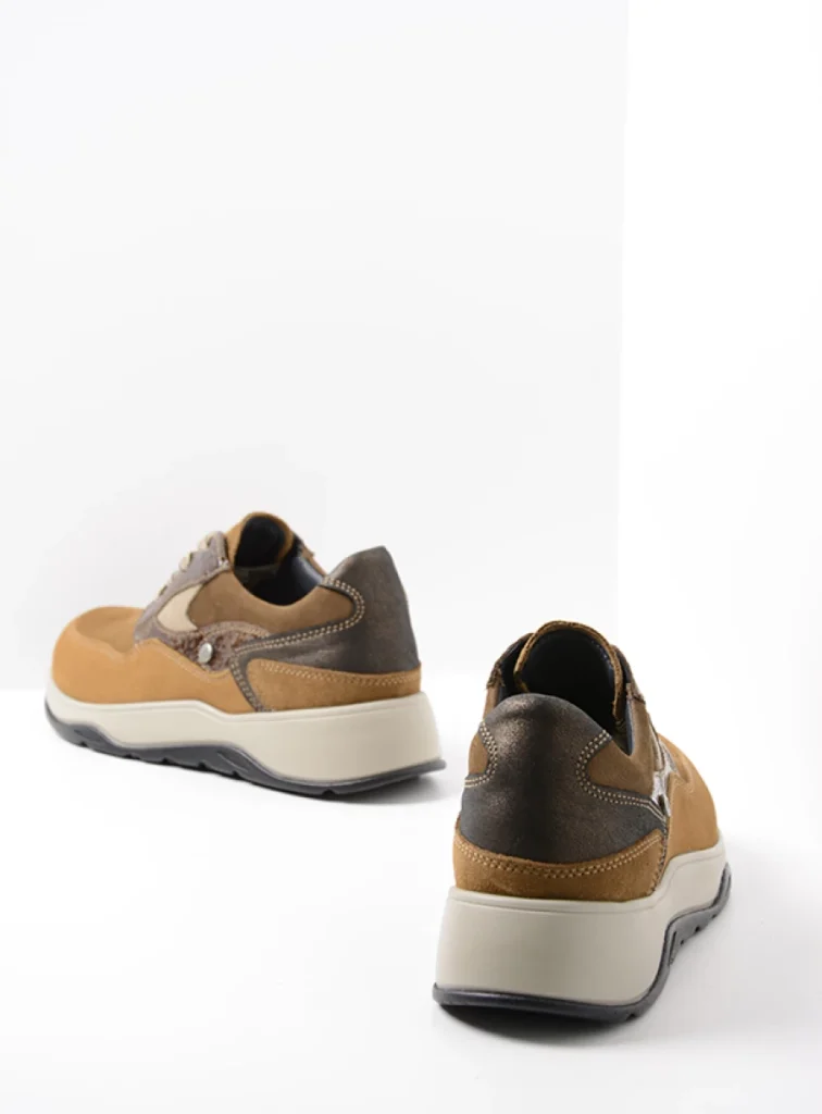 Wolky Trainers 01580 Sappho 90431 cognac combi leather