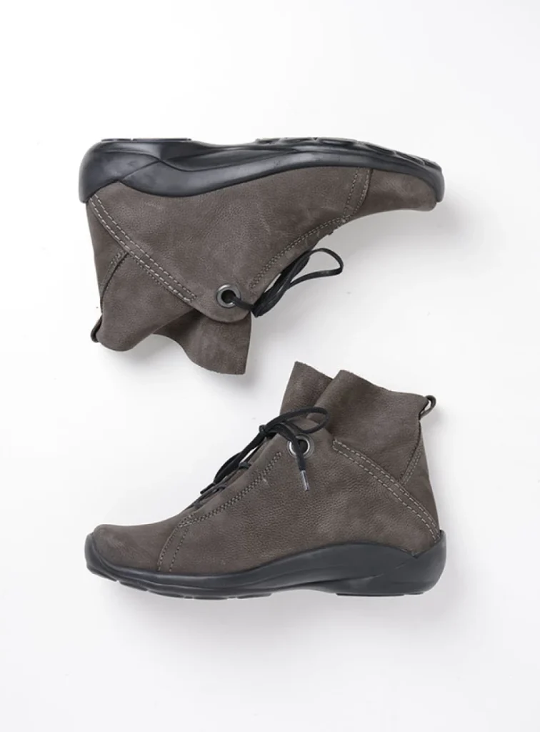 Wolky Lace up boots 01657 Diana 11301 carbon nubuck